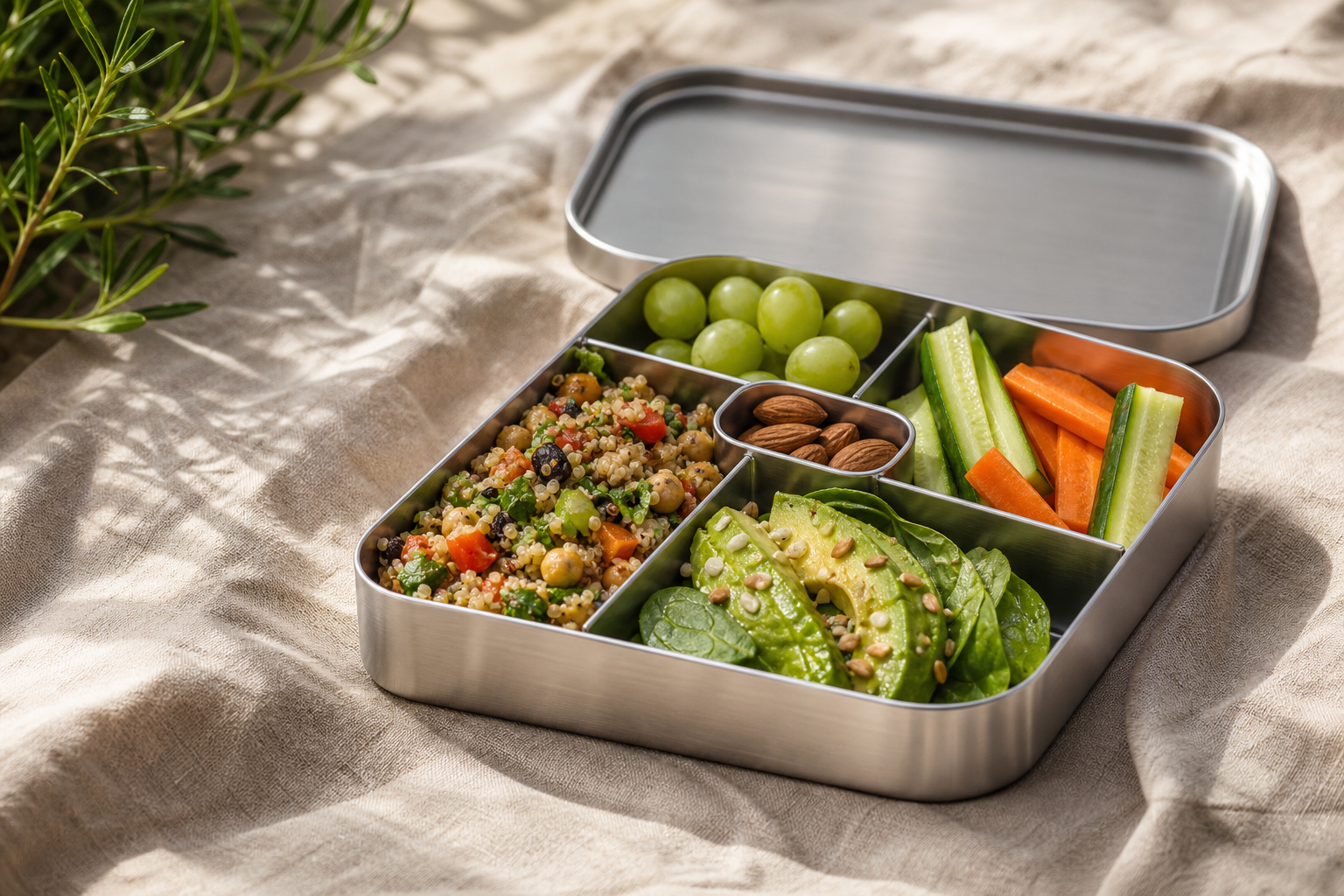 Sfeerbeeld: Rvs bento box
