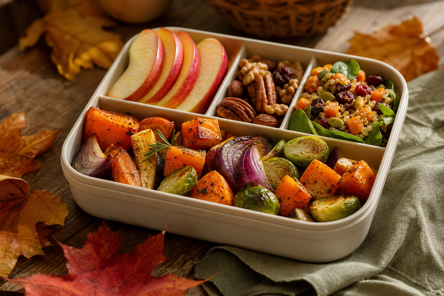 Herfstige bento ideeën