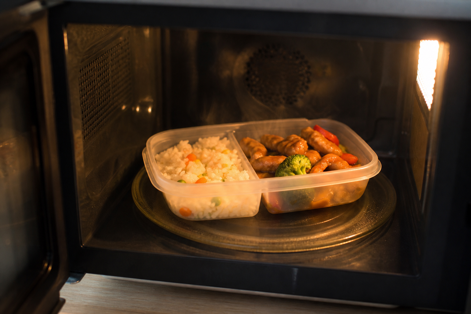 Mag een bento box in de magnetron?